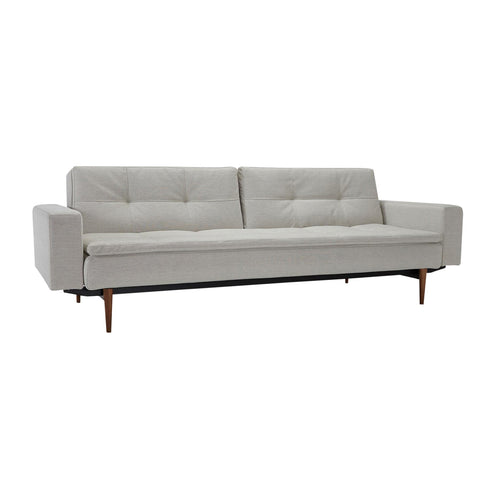 Duplexo Styletto Sofa Bed With Armrests / Dark Wood
